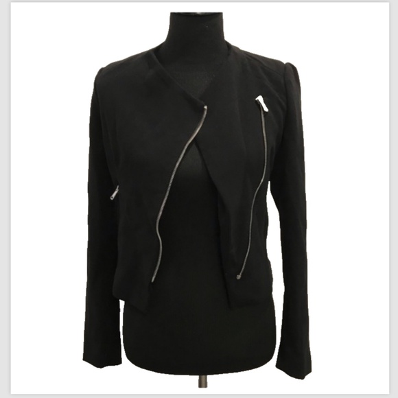 Zara Trafaluc Asymmetrical Jacket Sz M - Picture 1 of 10